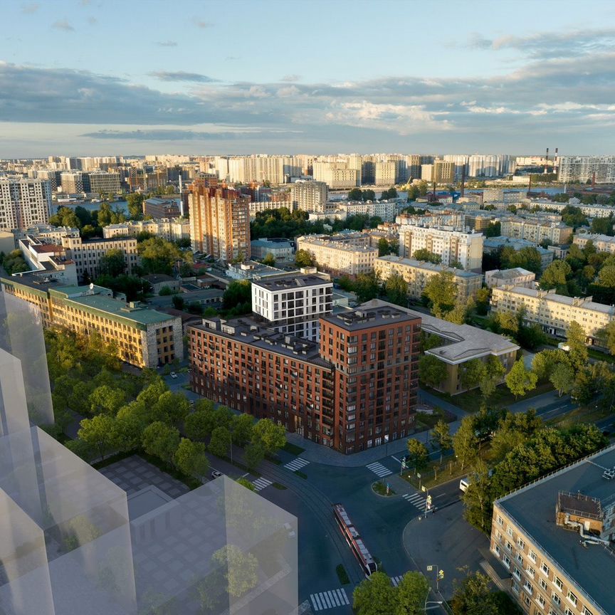 1-к. квартира, 43,8 м², 8/12 эт.