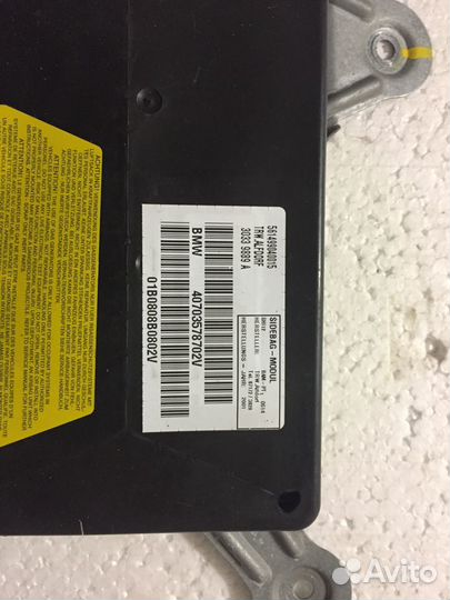 Подушка безопасности водителя пд Л BMW X5 E53