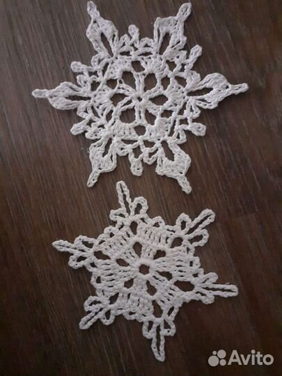 Елочные шарики снежинки