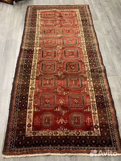 Иранский ворсовый ковер, балуччи 283х135 см