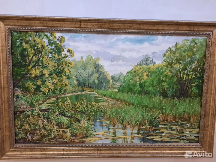 Картина маслом на холсте большая