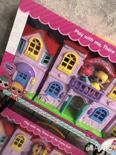 Кукольный домик для лол замок
