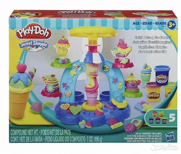 Интерактивная игрушка fisher price/play doh набор