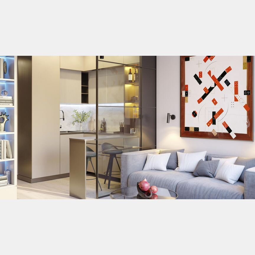 Апартаменты-студия, 22,6 м², 21/28 эт.