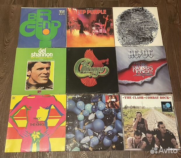LP Винил Виниловые Пластинки Рок часть 2
