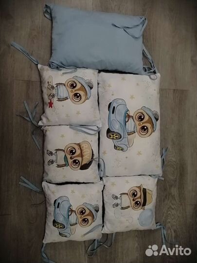 Бортики в детскую кроватку