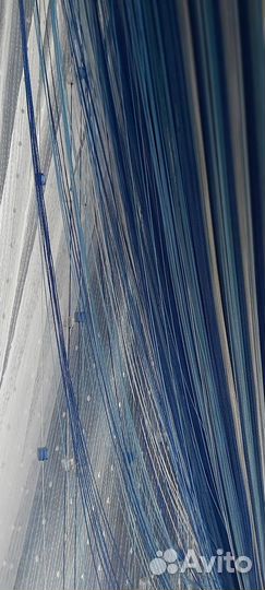 Штора нитяная кисея