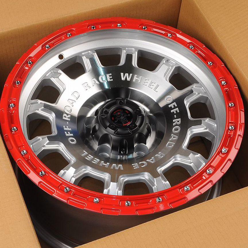 Диски iWheel FBX034-7 8.5x17/5x108 D60.1 SMF+redlip+rivets литой