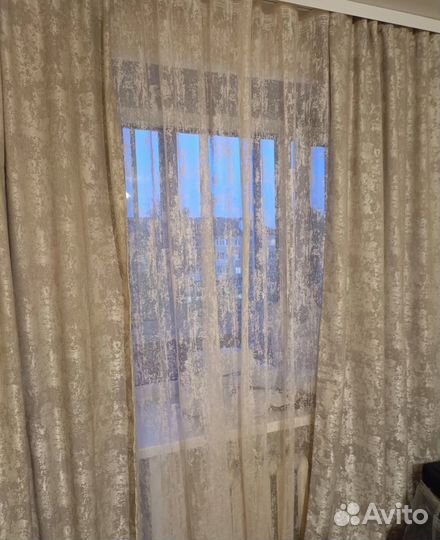 Шторы Мраморные. Новые. 3 метра