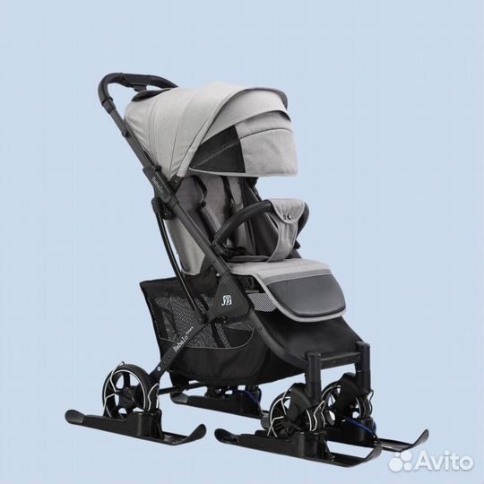 Лыжи на коляску универсальные