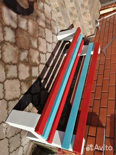 Мф 1.14 Лавочка бетонная со спинкой