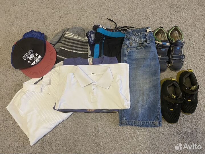 Вещи пакетом на мальчика 116-122