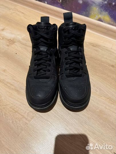 Nike air force 1 black высокие