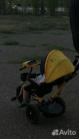 Детский трехколесный велосипед бу