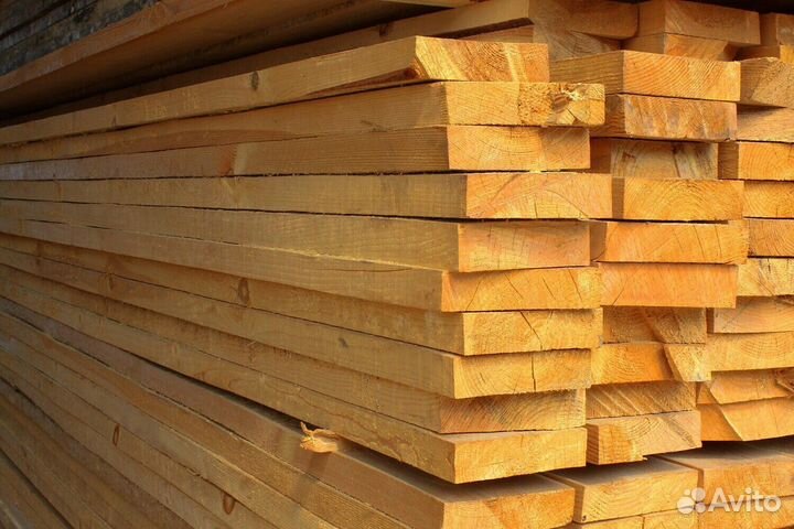Доска обрезная, брус 50х50х6000