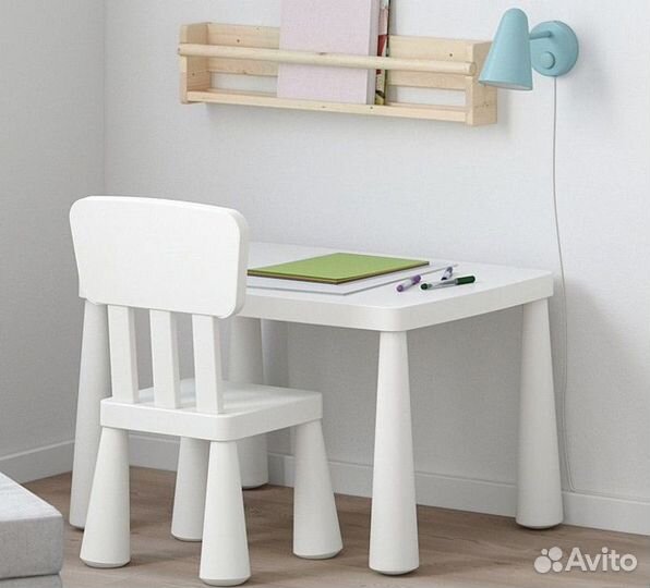 Детский стол и стул IKEA