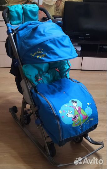 Санки коляска nika