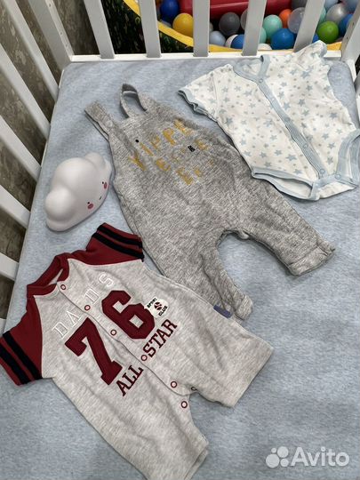 Детские вещи б/у размер от 0 до 3 мес