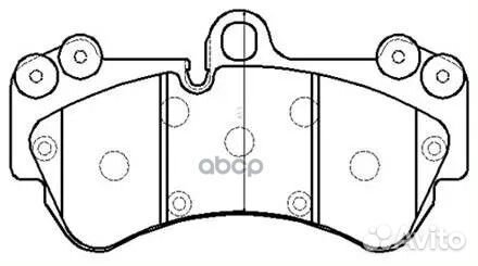 Колодки тормозные дисковые VW: Touareg (17 inch