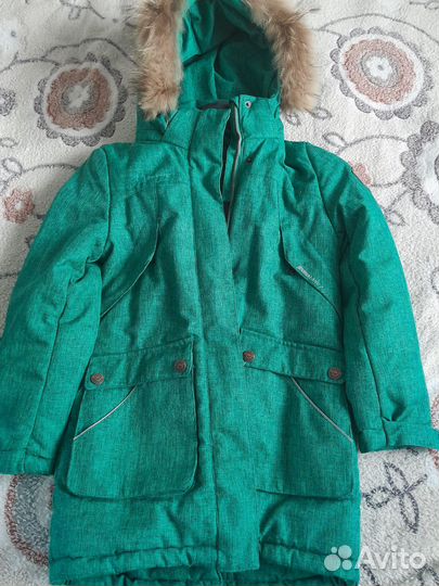 Зимняя куртка на девочку 134 рост
