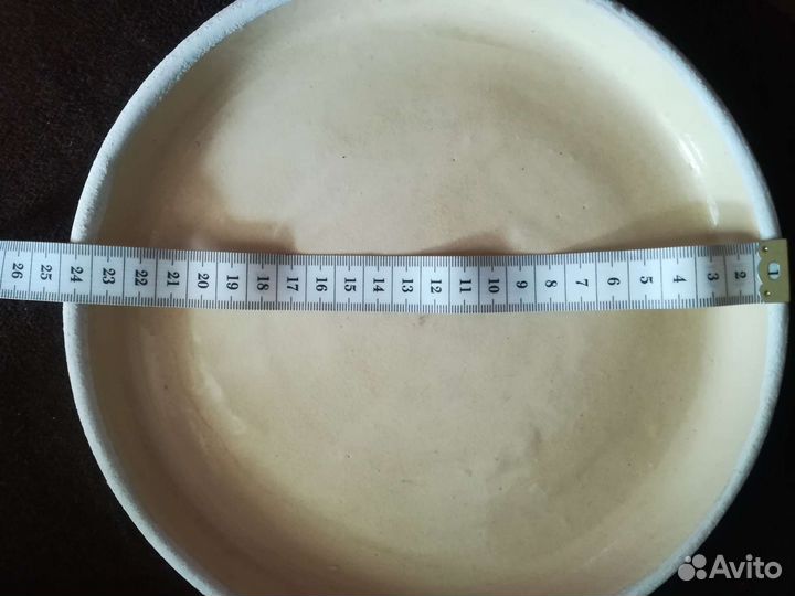 Горшок керамический с тарелкой