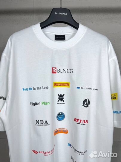 Футболка Balenciaga оверсайз