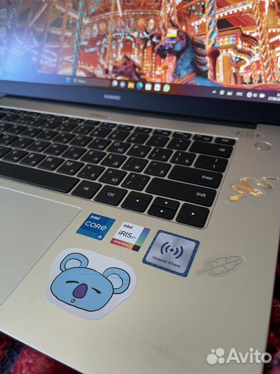 Ноутбук huawei matebook d15