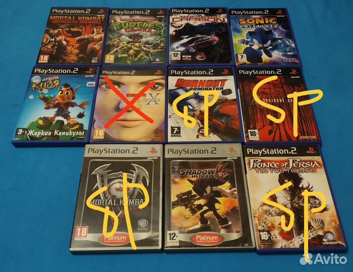 Лицензионные игры ps2