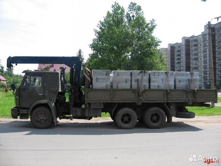 Грузоперевозки.Кран борт