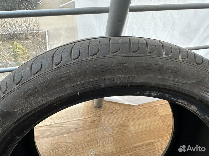 Pirelli Cinturato P7 275/35 R19 и 245/40 R19