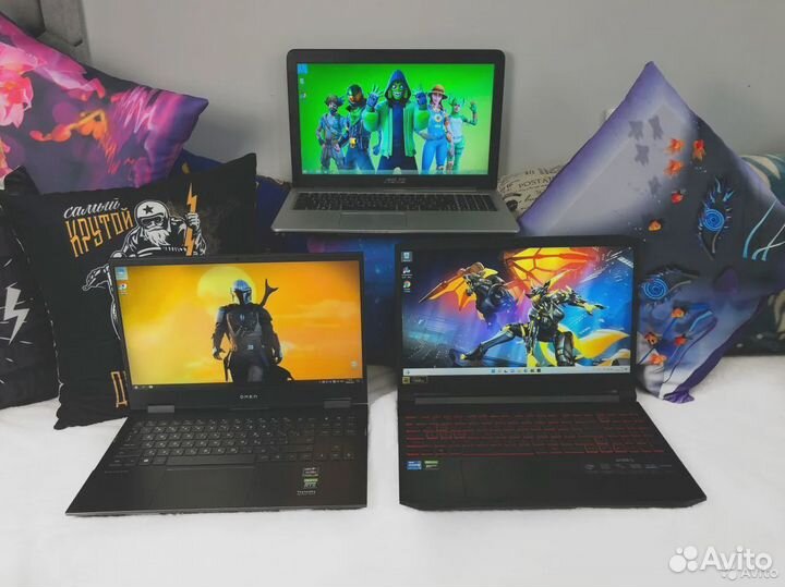 Мощные игровые ноутбуки в наличии Geforce GTX/RTX