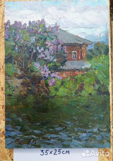 Заслуженный художник Картина маслом на холсте