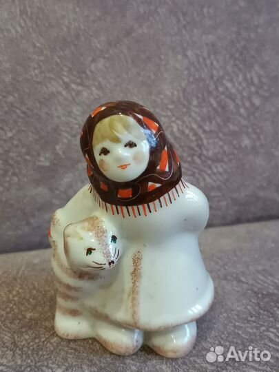 Статуэтка фарфор СССР Даренка с муренкой