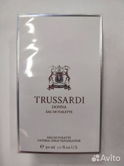 Trussardi donna туалетная вода 50мл