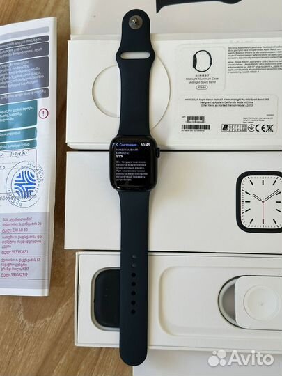 Apple watch 7 41mm 91акб