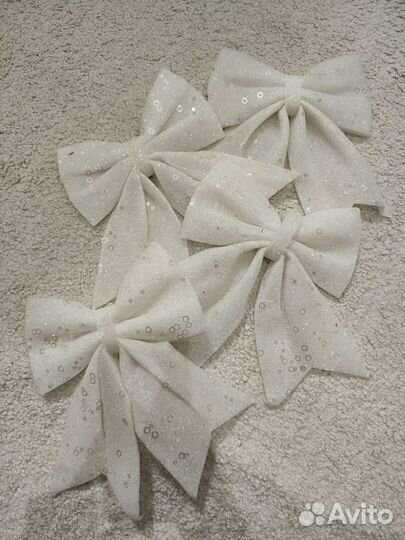 Бант новогодний