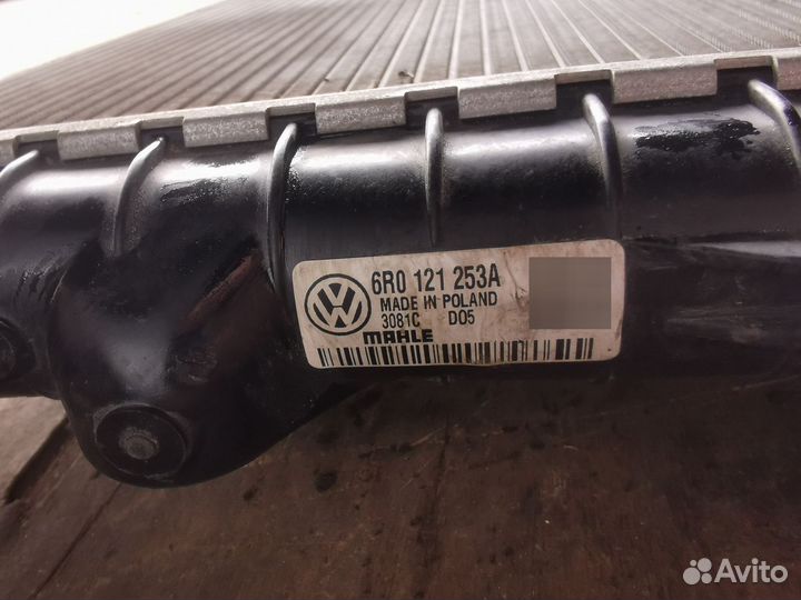 Радиатор охлаждения двигателя Skoda Rapid 1