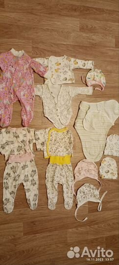 Вещи для девочки 56 62, новый конверт для сна