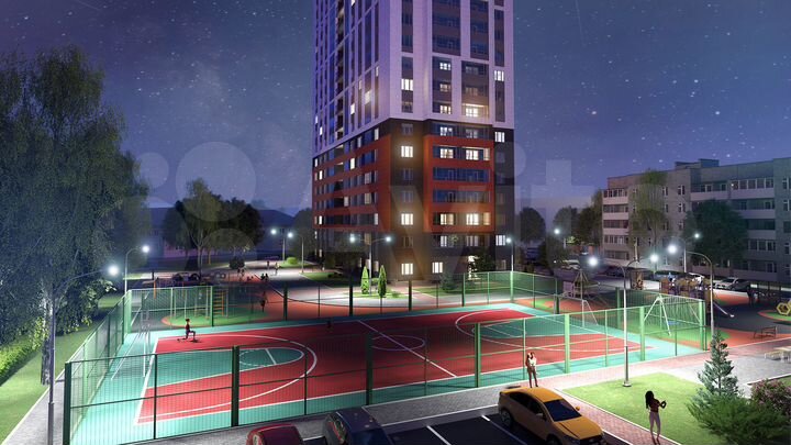 2-к. квартира, 55,6 м², 25/26 эт.