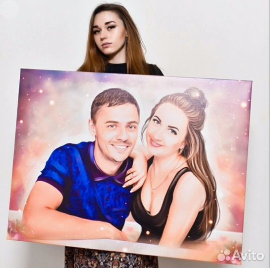 Портрет на холсте