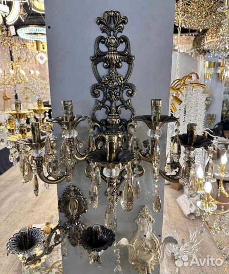 Бра хрустальное