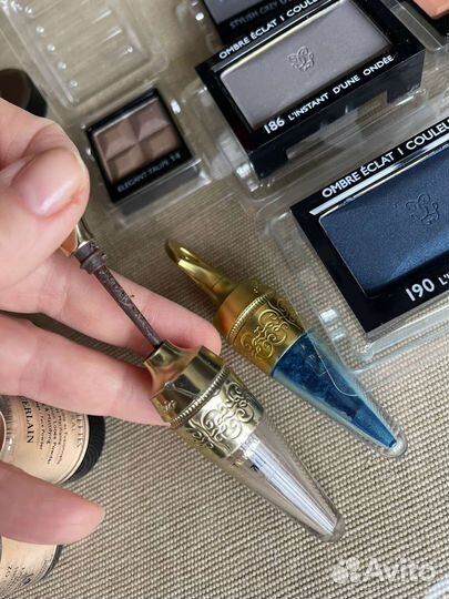 Пудра, тени, guerlain, dior, givenchy