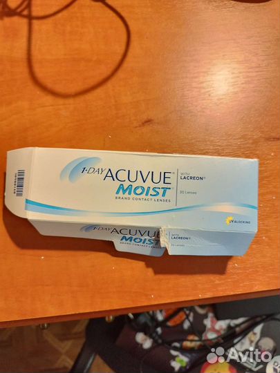 Контактные линзы Acuvue 1 day moist -5.5