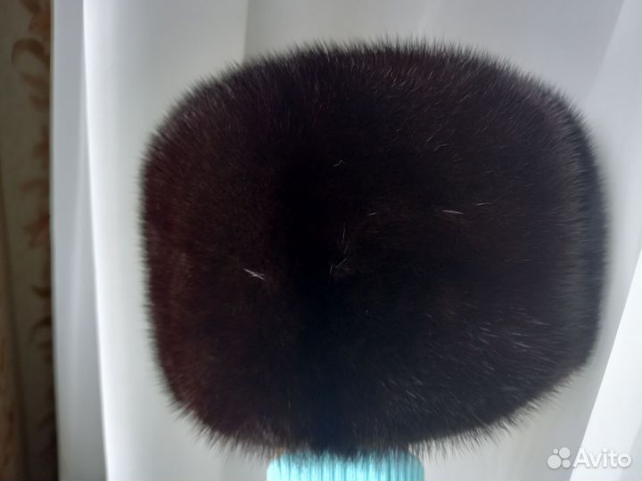 Норковая шапка мужская