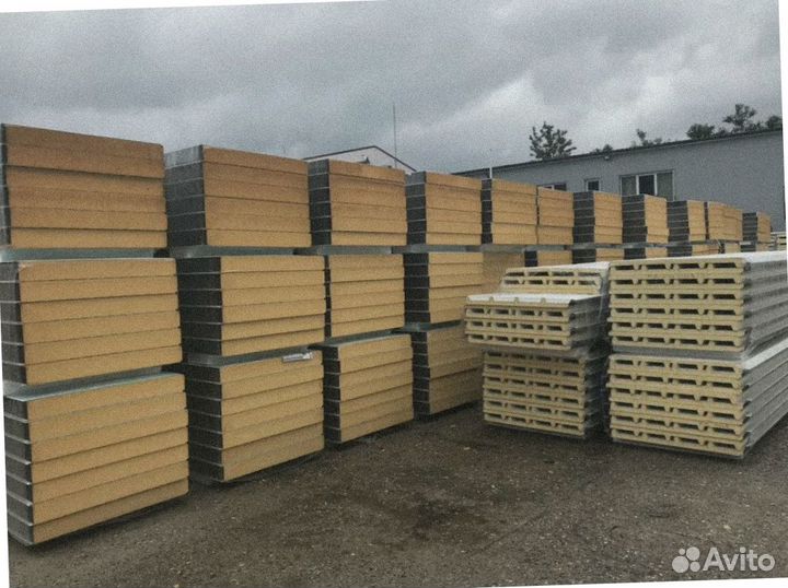 Сэндвич панели для стен пир от 200 м2