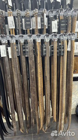 Ремень из кожи питона