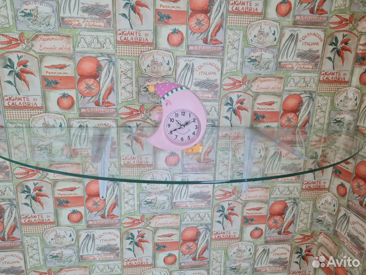 Стеклянные полки,с креплениями,б/у,стекло