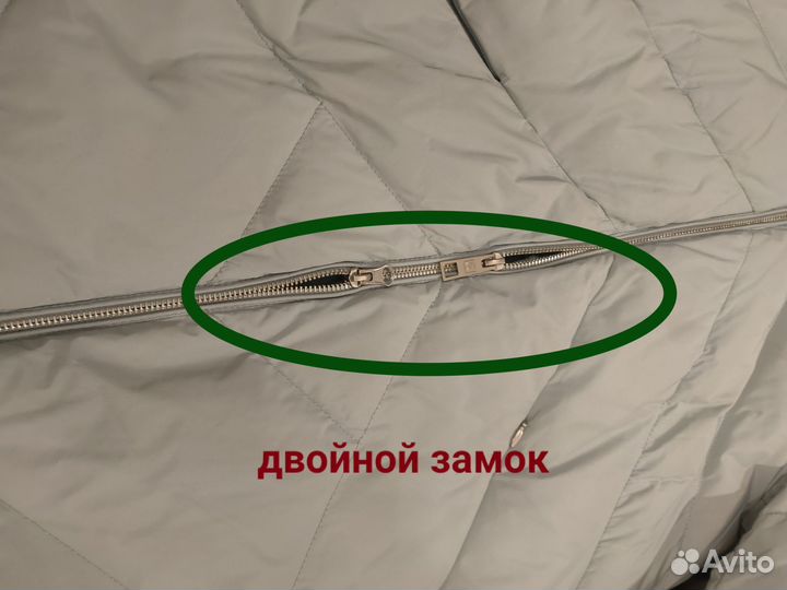 Пуховик зимний женский бу