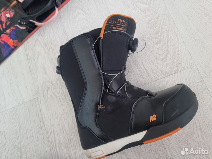 Сноуборд комплект K2+ ботинки+ крепления
