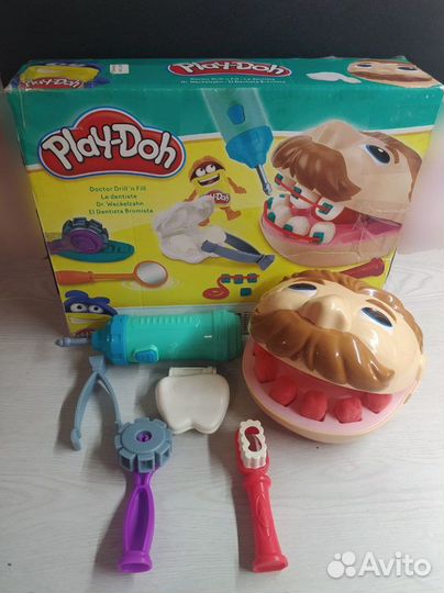 Play doh набор зубастик